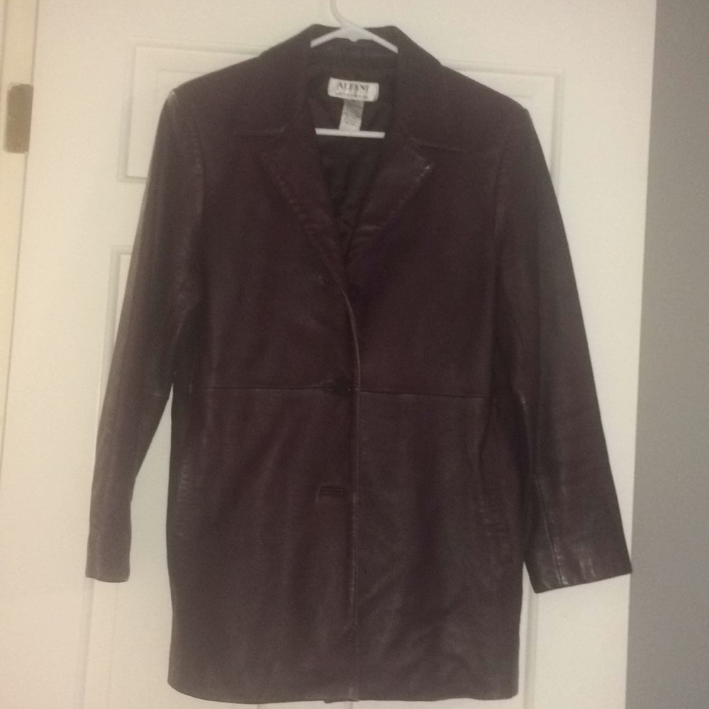 Alfani leather jacket